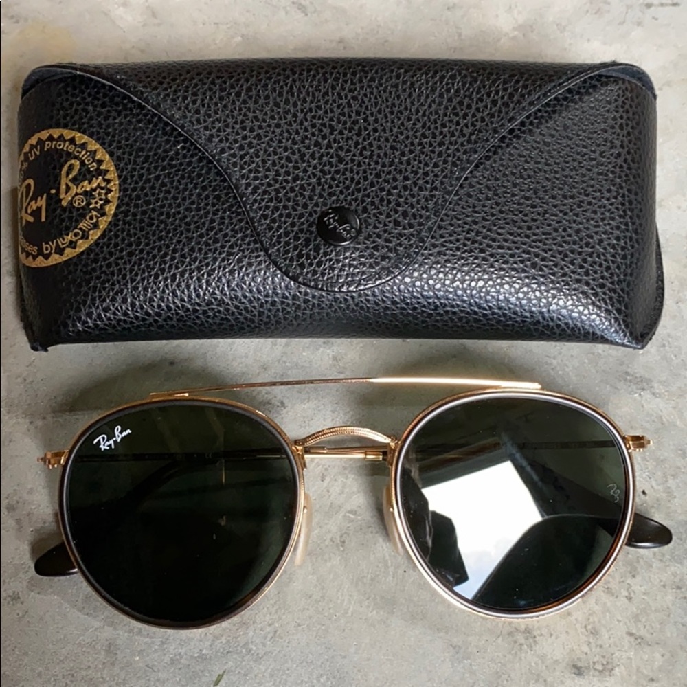 Ray-Ban Round Double Bridge Sunglasses